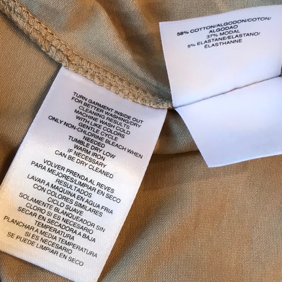 NWT Anne Klein knit top in Beige - Picture 4 of 4